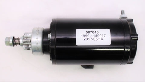 Starter Motor Assembly Part Number - 0587045 For Bombardier