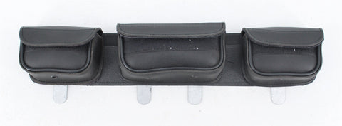 Windshield Bags - 3 Pocket W/ Pvc Posts Metal Part Number - Wda1010
