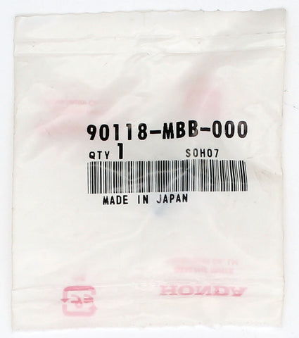 Genuine Honda Special Bolt Part Number - 90118-MBB-000
