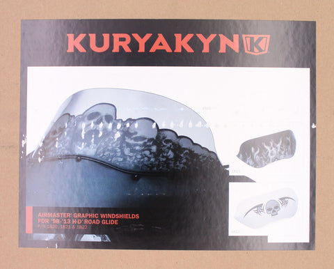 Kuryakyn Zombie Graphic Windshield PN 1822
