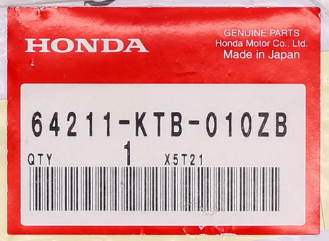 Genuine Honda Mark, Fr. (Type 2) PN 64211-KTB-010ZB