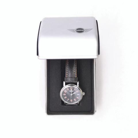 Mini Women's Black Leather Watch Part Number - 80902286487