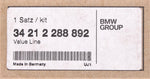 BMW Brake Pad With Wear Set Part Number - 34-21-2-288-892