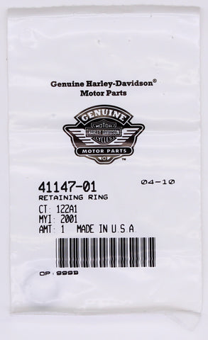 Genuine Harley-Davidson Retaining Ring PN 41147-01