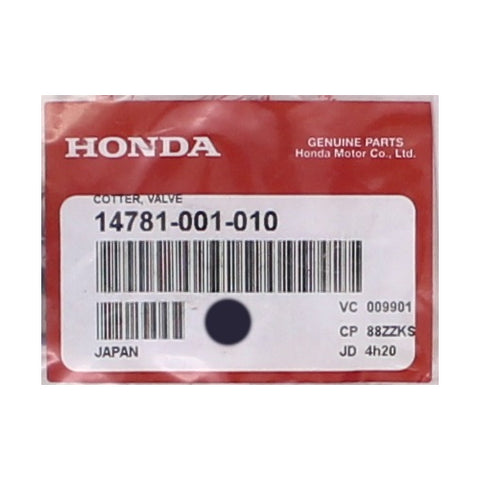 Honda Valve Cotter Part Number - 14781-001-010