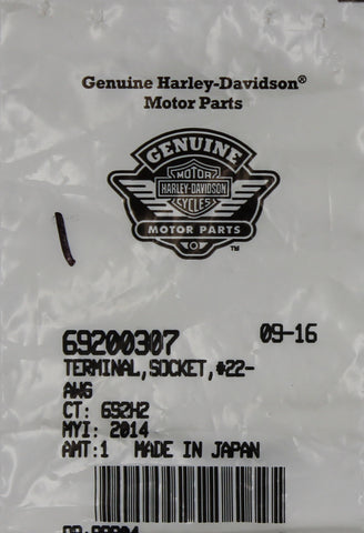 Harley-Davidson Terminal Socket Part Number - 69200307