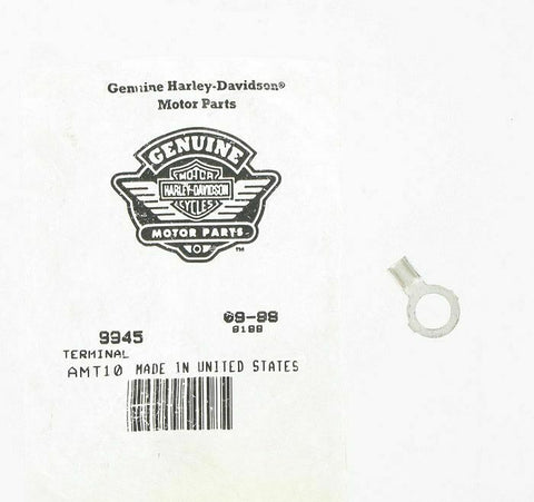 OEM Harley Davidson 10-12 Wire Terminal Ring Type 5/16" Dia Hole P/N 9945