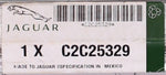 Genuine Jaguar Rubber Wiper Part Number - C2C25329