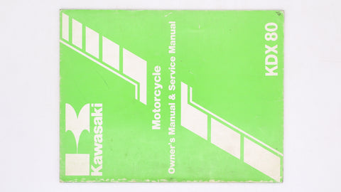 Kawasaki Owner's & Service Manual PN 99920-1373-01