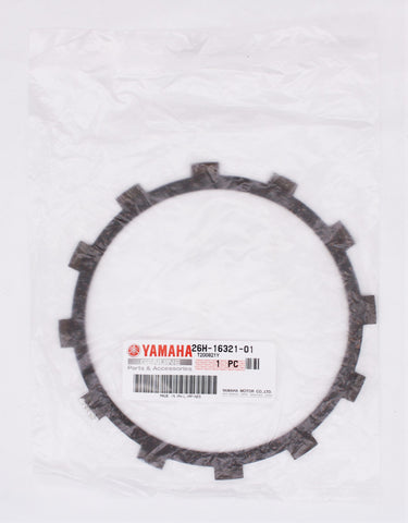 Genuine Yamaha Friction Plate PN 26H-16321-01-00