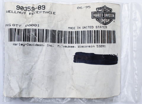 Genuine Harley Davidson Wellnut Receptacle PN 90359-89