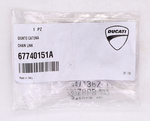 Genuine Ducati Chain Link Part Number - 67740151A