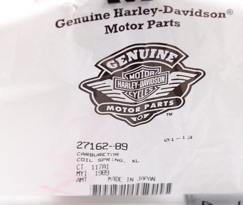 Harley-Davidson XL Carburetor Coil Spring Part Number - 27162-89