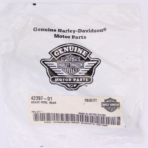 Harley-Davidson BRAKE HOSE  REAR 42397-01 Harley-Davidson 42397-01
