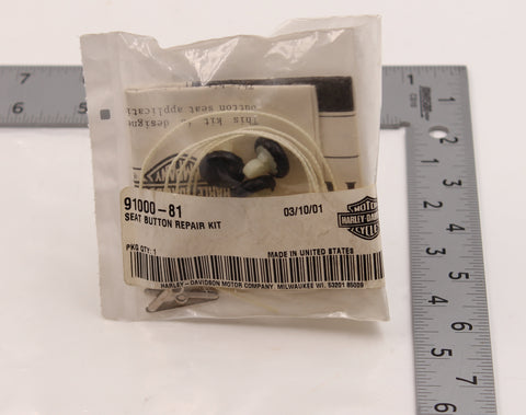 Genuine Harley-Davidson Seat Button Repair Kit Part Number - 91000-81