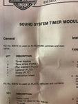 Harley-Davidson Radio Timer & Cover Kit Part Number - 93545