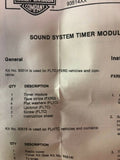 Harley-Davidson Radio Timer & Cover Kit Part Number - 93545