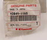 Genuine Kawasaki Piston Oil Seal PN 92049-1165 (Pack of 1)