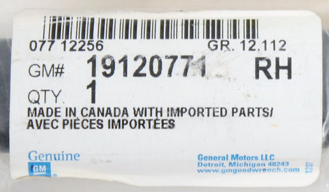 GM Molding Part Number - 19120771