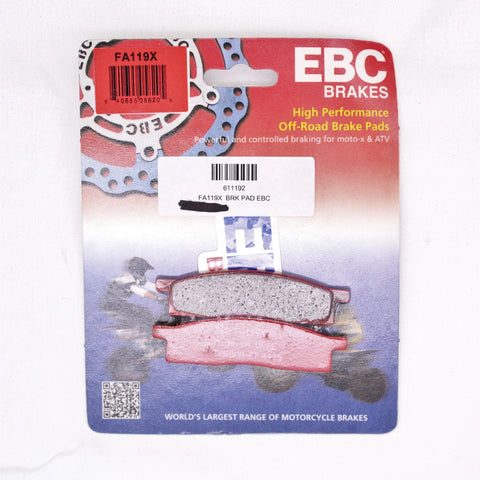Genuine EBC Brakes FA119X Brake Pads Part Number - 611192