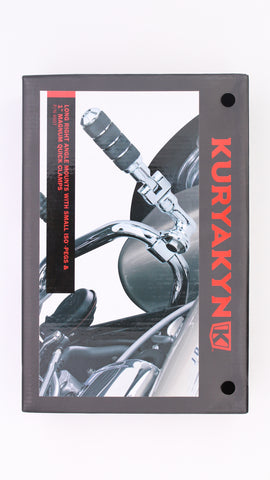 Kuryakyn Long Right Angle Mounts & Small ISO Pegs with 1" Clamps PN 4507