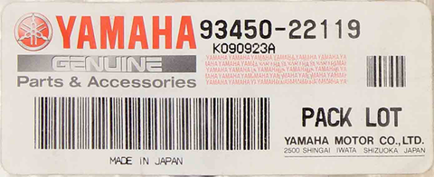 Yamaha Circle Clip Part Number - 93450-22119