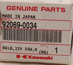 Genuine Kawasaki 12V 55W Bulb PN 92069-0034 (Pack of 1)