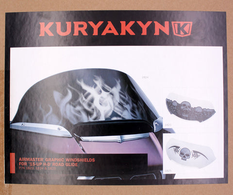 Kuryakyn Smoke Zombie Windshield PN 1825