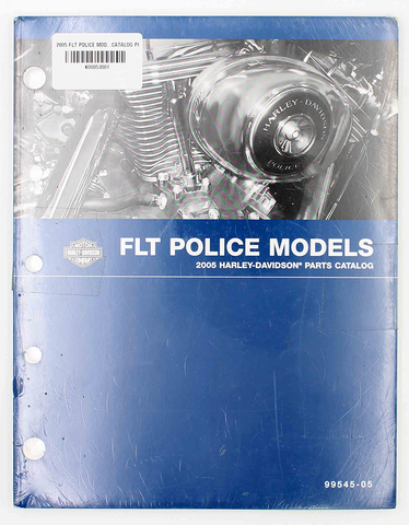 Harley-Davidson Police Model Parts Catalog Part Number - 99545-05