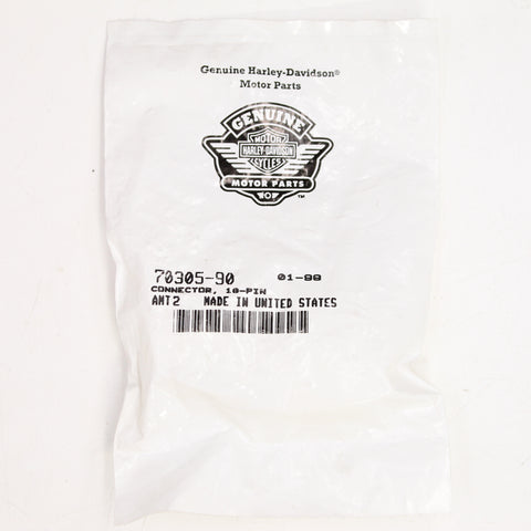 Genuine Harley-Davidson 10 Pin Connector (Pack of 2) PN 70305-90