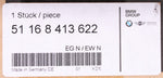 BMW Cup Holder Coin Box PN 51 16 8 413 622