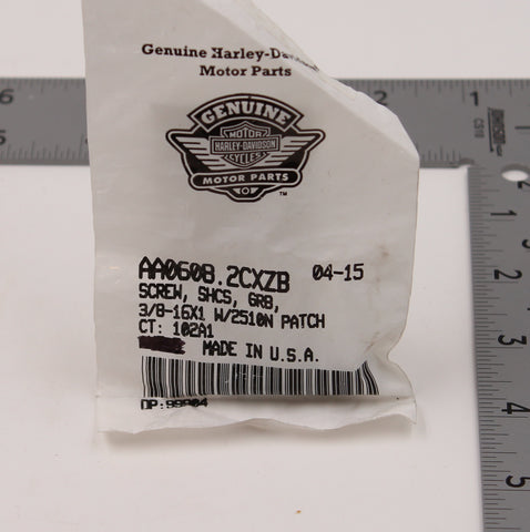 Genuine Harley-Davidson Screw PN AA060.2CXZB (Pack of 1)