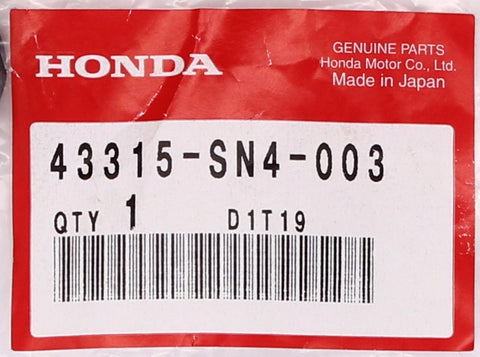 Honda Dust Cover Part Number - 43315-SN4-003