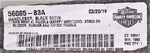 Genuine Harley-Davidson Handlebar (Satin Black) PN 56085-83A