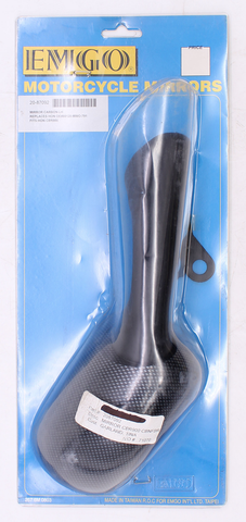EMGO Carbon Fiber Left Hand Mirror Part Number - 2087092 For Honda