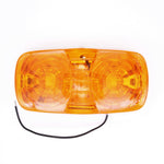 Two-Bulb Square Corner Amber Lamp Part Number - 46783