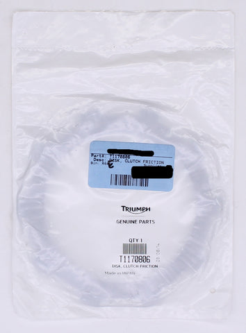 Triumph Clutch Friction Disk Part Number - T1170806