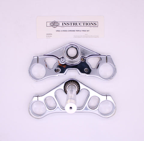 Genuine Harley-Davidson Chrome Triple Tree Kit PN 45787-06