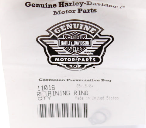 Harley-Davidson Retaining Ring Part Number - 11016