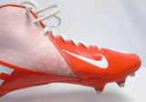 Nike Vapor Pro White and Orange 3/4 D Football Cleats - Size 14 Used
