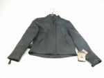 River Road Black Leather Race Motorcycle Jacket Small PN 091547