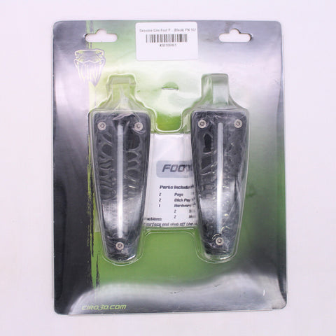 Genuine Ciro Foot Peg Rail Pair Without Mount (Black) Part Number - 16201481