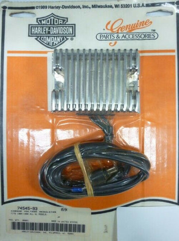 Harley-Davidson Chrome Voltage Regulator PN 74545-93