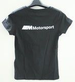 Genuine BMW Women's Small Motorsport T-Shirt Part Number - 80142461067