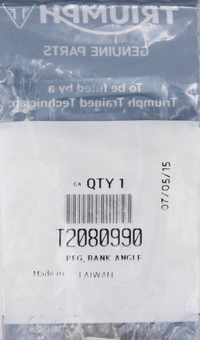 Triumph Bank Angle Peg PN T2080990