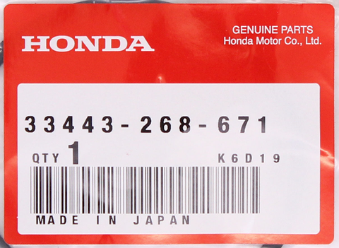 Honda 33443-268-671 - GASKET