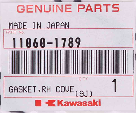 Kawasaki Right Cylinder Cover Gasket PN 11060-1789