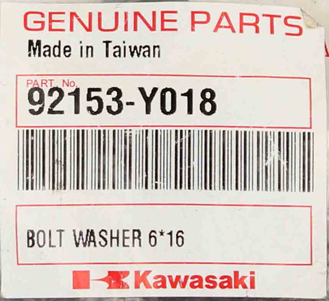 Kawasaki Bolt PN 92153-y018