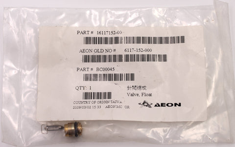 Float Valve Part Number - 16117152-000 For Can-Am