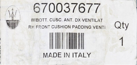 Maserati Cushion PN 670037677